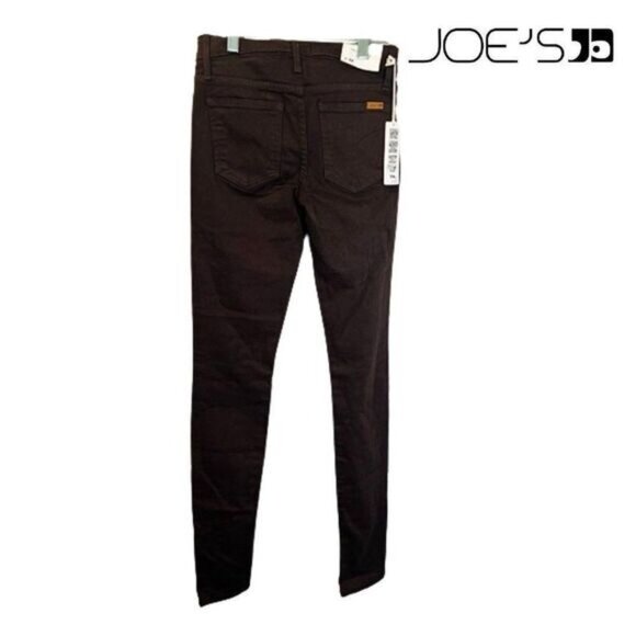 Joes Womens‎ Skinny Jeans Size 24 Fudge Brown Denim Stretch Mid-Rise - Picture 2 of 8